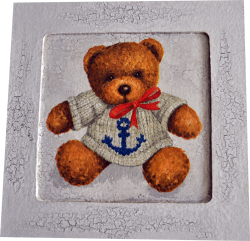 Decoupage Mały marynarz